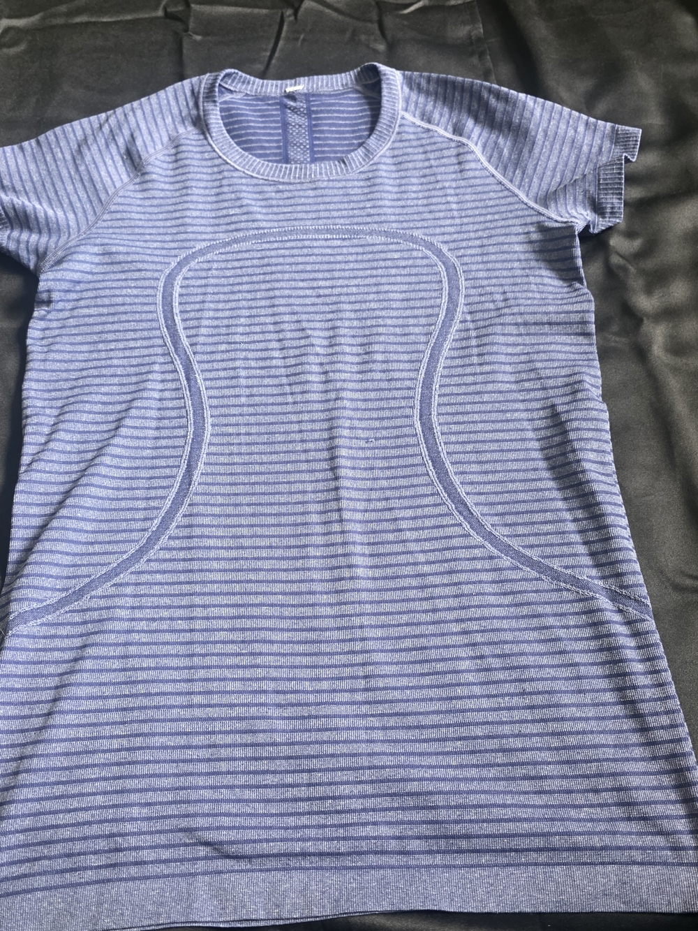 lululemon athletica Light Blue Striped Tank